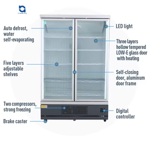 Equipo de refrigeración comercial de alta calidad de una sola temperatura, refrigeración por aire de bajo consumo para restaurantes, supermercados - Product Image 2