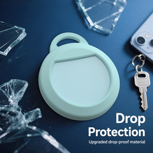 Localizzatore AirTag MFi <span class=keywords><strong>Apple</strong></span> Find My Google Find Hub Portachiavi con <span class=keywords><strong>Batteria</strong></span> Sostituibile e <span class=keywords><strong>Custodia</strong></span> in Silicone - Product Image 3