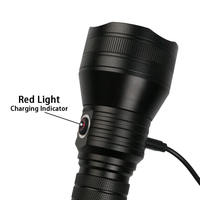 NIACONN-51 Lampe noire LED 35-100 lumens Rechargeable USB-C 395nm Lampe torche UV Détection de chien IP55 Étanche 3.7V Industriel