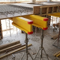 Poutre de coffrage en bois H20, hauteur 200 mm, largeur 80 mm, longueur 2,45 m-5,90 m pour le support de dalle en béton