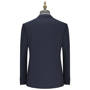 MY7005 tessuto 70% lana <span class=keywords><strong>blu</strong></span> <span class=keywords><strong>Navy</strong></span> modello spina di pesce <span class=keywords><strong>abito</strong></span> da <span class=keywords><strong>uomo</strong></span> Business Dress - Product Image 2