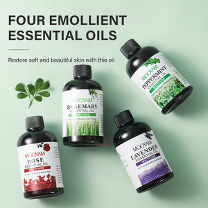 Aceite Esencial Puro para Restaurar la Piel Suave y Hermosa, Aceite de Masaje 100% Natural de Menta, Lavanda, Romero y Rosa para Suavizar el Cabello - Product Image 2