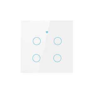 Interrupteur intelligent Tuya WiFi Zigbee <span class=keywords><strong>Ewelink</strong></span> Matter avec panneau en verre, étanche, compatible Tuya/Alexa/Google, sans fil neutre - Product Image 1