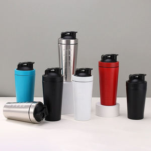 Vaso Mezclador de Proteína de Acero Inoxidable de Una Sola Capa a Prueba de Fugas, Botella de Agua Deportiva para Gimnasio y Fitness - Product Image 1
