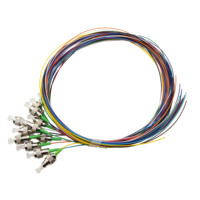 Cavo in Fibra Ottica Preassemblato FC 12 Colori SM Monomodale Personalizzato 0.9mm FTTH LSZH per Interni Telecomunicazioni G652D G657A1