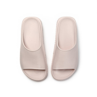 JOMIX SD9287-7 2024, Sandalias Beige para Mujer, EVA, para Exteriores, con Logotipo Personalizado Impreso en Goma, Transpirables, para Primavera/Otoño/Verano