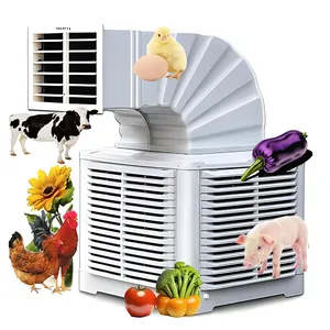 Steady Performance Chinese Greenhouse wall mounted industrial Evaporative air cooler water air cooling fan for commercy