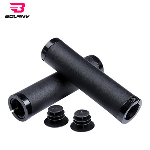 Poignées de guidon de vélo de montagne Bolany 22,2 mm en PU antidérapantes noires pour le cyclisme hors route - Product Image 1