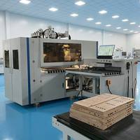 Línea de Perforación CNC Industrial para Madera de Seis Superficies con Carga Automática, Máquina Perforadora de Paneles Multihusillo para Gabinetes y Armarios