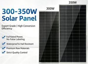 Panel Solar Policristalino de 300W, Placa Fotovoltaica de Alta Absorción de Luz para RV, Equipos de Monitoreo en Exteriores, Almacenamiento de Energía Solar - Product Image 2