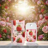 Semprotan Parfum Ukuran Perjalanan Model Kartu Terlaris dengan Aroma Stroberi & Kayu, Tahan Lama, Ramah Lingkungan & Portabel