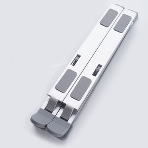 Soporte plegable para computadora portátil Soporte ajustable de aleación de aluminio para computadora portátil Soporte para tableta Soporte portátil para computadora portátil con ventilador - Product Image 6