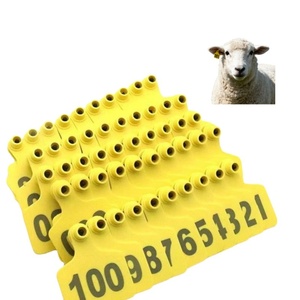 Custom Yellow Green Orange Blue Color Animal Ear <b>Tag</b> for Lamb Goat Sheep Pig Farm <b>Track</b> - Product Image 5