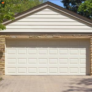 PU Foam Insulated Residential Automatic Sandwich Garage Door with Windows Outdoor Entry Finished Surface Fire Prevention - Product Image 2