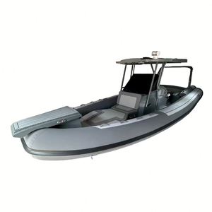 Bote Inflable Semirrígido de Aluminio para 16 Personas, 28.2 pies, Achilles Hypalon con Cabina de Techo Rígido, Lujoso para Patrullaje, de China, MOQ Bajo - Product Image 1