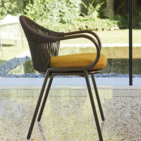 Ensemble de table et chaises de salle à manger en aluminium pour l'extérieur, design minimaliste, mobilier de jardin imperméable pour hôtel et appartement