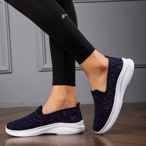 <span class=keywords><strong>Sneakers</strong></span> da <span class=keywords><strong>donna</strong></span> blu a mosca tessere scarpe Casual per tutte le stagioni-estate inverno autunno primavera - Product Image 4