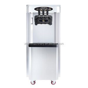 Máquina comercial de aperitivos de acero inoxidable congelado modelo de piso para hacer helado de servicio suave de 3 sabores - Product Image 5