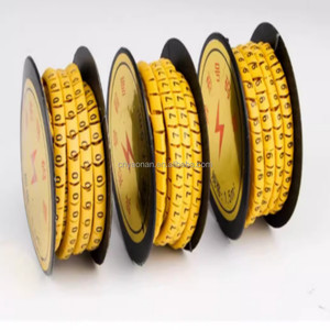 Marcador de cable Buscar icono similar Marcadores de cable tipo EC de color amarillo - Product Image 2