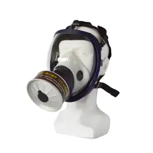 An toàn gasmask ngành công nghiệp bức xạ mặt nạ sơn hóa chất quốc phòng mặt nạ khí lọc dễ dàng để làm sạch