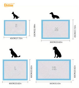 Elintree-Sábanas desechables personalizables para mascotas, 60x60, almohadillas duraderas para control de olores para mascotas, a prueba de agua, venta al por mayor - Product Image 2