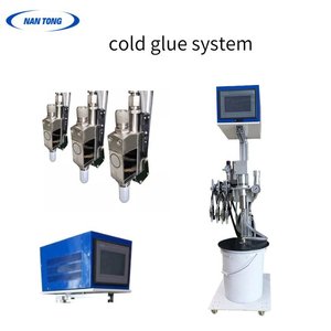 Système de pulvérisation de colle froide Nantou Six Control Two Gun 220V 680W Machine à coller les cartons - Product Image 3