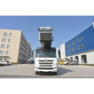 JIUHE 65m escalera aérea ascensor muebles camión móvil 32m 36m 45m 55m 65M <span class=keywords><strong>para</strong></span> casa móvil elevador escalera cubo camión aéreo - Product Image 1