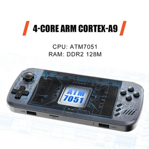 Console X39 pro 4.5 pollici IPS schermo portatile ATM7051 Quad-Core A9 regali per <span class=keywords><strong>bambini</strong></span> supporto Multiplayer PS1 - Product Image 4