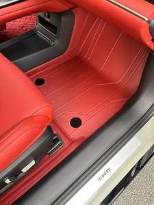 Tapis de sol de voiture en cuir antidérapants et imperméables de la série 5 Design de luxe haut de gamme pour 5 places Conduite à gauche/à droite - Product Image 5