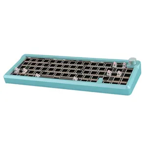 Mesin CNC anodisasi mesin Aluminium kuningan baja tahan karat warna-warni Keyboard mekanis mesin Laser