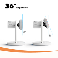 Chargeur sans fil magnétique super rapide 3 en 1 Qi2.2 25W 2025, station de charge avec ventilateur TEC, support réglable pour iPhone