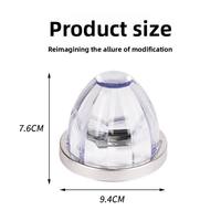 Luz de Advertencia LED para Techo de Coche con Forma de Estrella de Cristal de Sandía, 12V/24V, Universal, Lámpara de Posición Lateral con Diseño de Cielo Estrellado