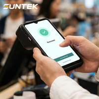 Terminal de point de vente (TPV) portable thermique haute vitesse 4G avec caméra 2MP/5MP, 4 Go de RAM/64 Go de ROM, Android 15, processeur quadricœur