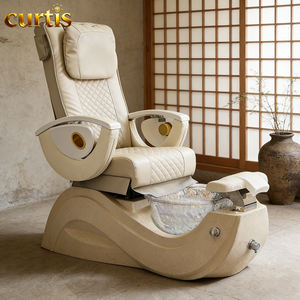 Sillón Eléctrico de Pedicura y Manicura con Taburete, Muebles de Lujo para Spa y Salón, Masaje Reclinable, Hidromasaje Magnético, Spa para Salón de Uñas - Product Image 2