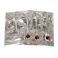 Sac BIB aseptique 3L 5L 10L 15L 20L pour café, vin, sirop, jus, eau, liquide, avec distributeur en boîte et valve Vitop