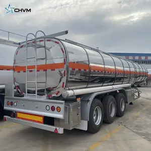 Used New Diesel Gasoline Fuel Oil Truck Semi Trailer Aluminum Fuel Tanker Tank Trailer For Sale