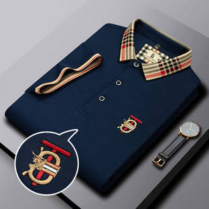 Éxito de Ventas Novedad 2025 <span class=keywords><strong>Polos</strong></span> de Diseñador de Alta Calidad para Hombre Tallas Grandes Elegantes con Bordado Personalizado - Product Image 3