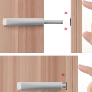 Cierre de <span class=keywords><strong>Puerta</strong></span> de Armario y Gabinete Moderno con Apertura por Presión, Cierre Magnético sin Manija con Botón Invisible - Product Image 3