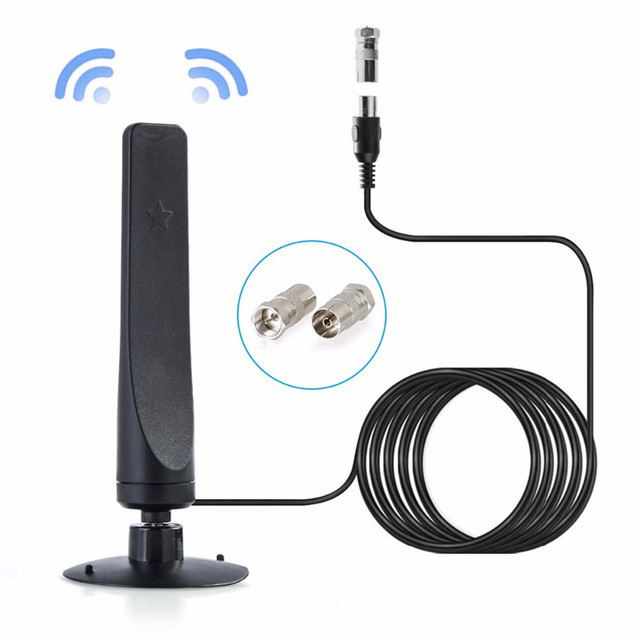 European American Antena Cross-border HD Antenna High Gain Hdtv Aerial Mini Digital Indoor TV Antenna