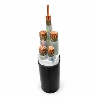 Câble d'alimentation en cuivre LSZH YJV 0.6/1kV 4X70+1X35, gaine LSZH, résistant au feu, isolation XLPE, faible émission de fumée, construction industrielle