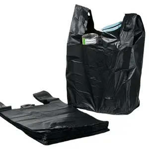 Hdpe कारखाने की कीमत भारी शुल्क को प्रिंट/शॉपिंग बैग/थोक टी-शर्ट बैग के साथ बड़े प्लास्टिक बैग