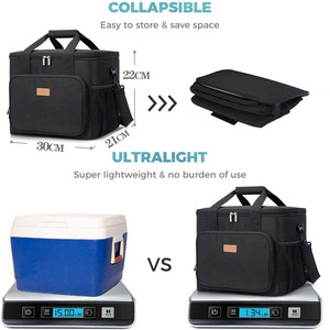 IDEA GIFT Factory Custom Logo Oxford Lunch Cooler Bag aislado para oficina viaje bolsa térmica portátil suave Tote Cooler Box - Product Image 5