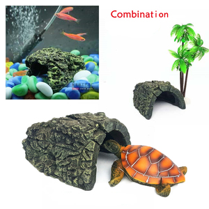 Reptile <strong>Turtle</strong> Terrace <strong>Pet</strong> Climbing Platform <strong>Turtle</strong> Climbing Rockery Hiding Hole Terrace for <strong>Turtle</strong>