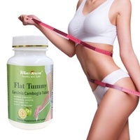 Comprimé de Garcinia Cambogia biologique P22 soutient les objectifs de poids santé avec l'extrait pur de Garcinia Tumy plat capsules amincissantes