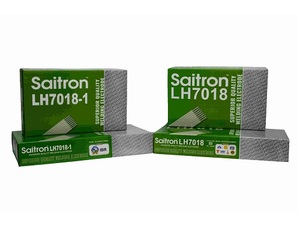 ลวดเชื่อม SAITRON LH E7018-1 ชนิดแรงดึงสูง ไฮโดรเจนต่ำ สำหรับงานผลิตโครงสร้างเหล็ก - Product Image 1