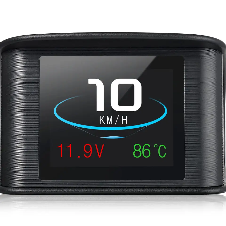 P10 New OBD2 Car Hud Head Up Display Smart Digital SpeedoMeter Obd Hud Display For Car