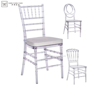 Bán buôn tinh thể trong suốt Acrylic chiavari ghế bền Stackable PC nhựa cho tiệc cưới khách sạn sự kiện ngoài trời - Product Image 6