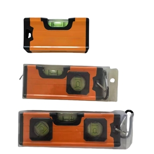 Niveau à bulle industriel de 10 cm en alliage d'aluminium jaune de 4 pouces avec logo personnalisé - Product Image 4