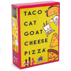 Jeu de cartes en papier Taco Cat Goat Cheese Pizza All-English Ham pour fête de famille - Product Image 1