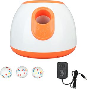 迷你自动狗球发射器电动互动网球训练器，带塑料玩具投掷器取材训练机 - Product Image 1